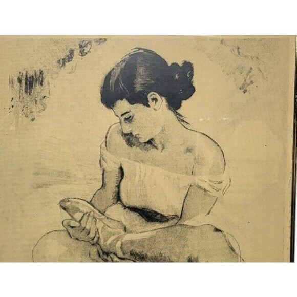 1863-1951 Louis Legrand Radierungen Ausstellung Galerie Ballerina Lithograph Art - Picture 3 of 4